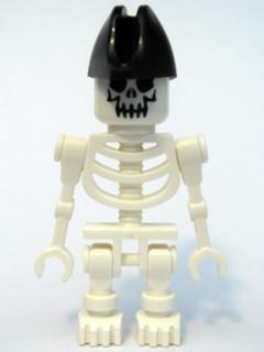 LEGO Minifigure-Skeleton with Evil Skull, Bicorne Hat-(Other)-GEN020-Creative Brick Builders